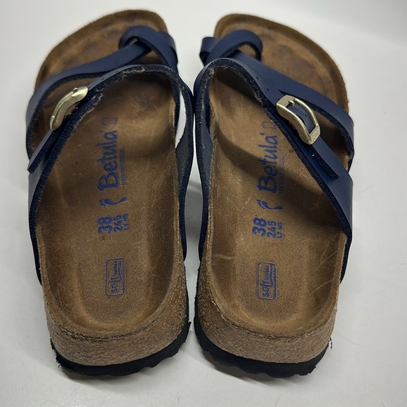 Betula by Birkenstock Mayari Birko-Flor Sandals Shoes Blue Womens Size 38 US 7 N - Picture 5 of 10